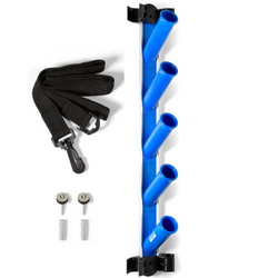 Aquatix Pro Pool Accessory Holder, Hanger & Organizer, Complete Kit, 110lbs Holding Power, Best for Swimming Pool Pole, Brush, Skimmer & Vacuum Head, Caddy for all Accessories & Attachments, Rustproof