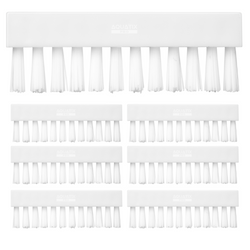 Aquatix Pro Pool Vacuum Head Replacement Brushes, 7pc, Nylon Bristles, Universal Fit, Brush Replacement for Manual Spa & Swimming Pool Vacuum Heads, Half Moon, Triangle Vac, Butterfly