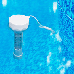 Large Pool Floating Thermometer - White