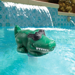 Floating Pool Thermometer - Alligator Style