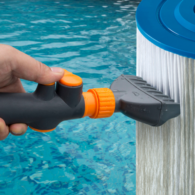 Aquatix Pro Premium Pool & Spa Filter Cartridge Cleaner, Removes Debris & Dirt from Pool Filters in Seconds, Heavy Duty & Durable Pool Cartridge Filter Cleaner, for a Clean Flow of Water Today! (1)