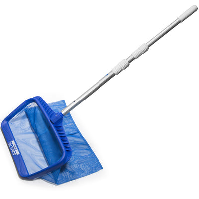 Professional Grade Pool Skimmer with 4ft Telescopic Pole
