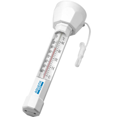 Large Pool Floating Thermometer - White